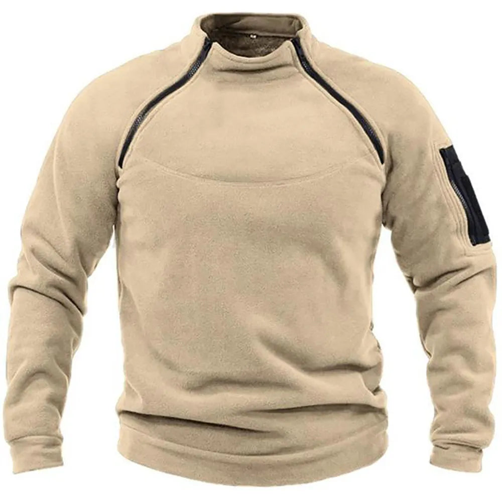 Halman - Taktisk Militär-Zipper-Sweatshirt för Herrar