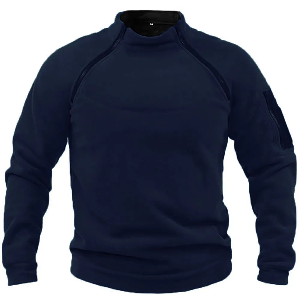 Halman - Taktisk Militär-Zipper-Sweatshirt för Herrar