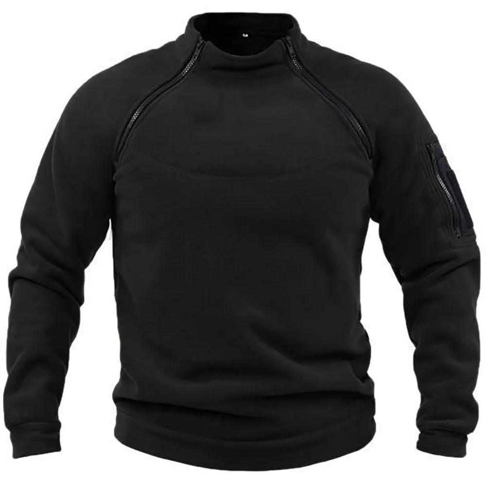 Halman - Taktisk Militär-Zipper-Sweatshirt för Herrar