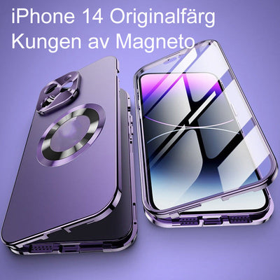 Dubbelverkande magnetiskt telefonfodral