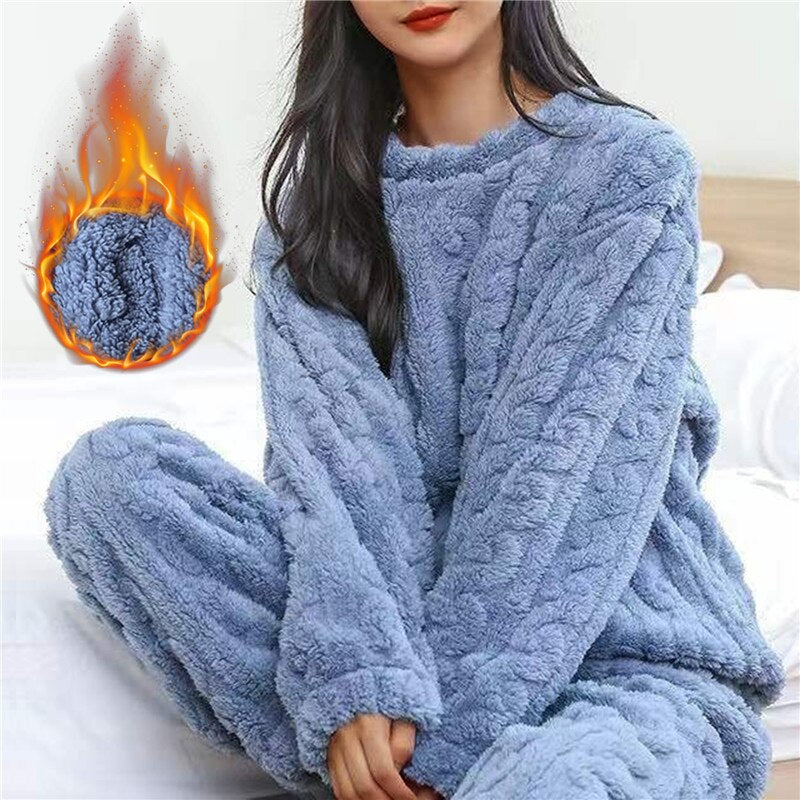 Patricia - Fleece-pyjamas för damer